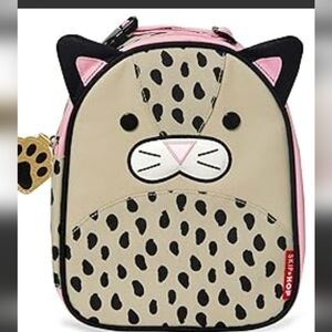 Skip Hop Zoo Lunchie Insulated Lunch Bag Leopard Cat Lunch Kit